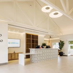 Recepción Hotel ILUNION Menorca Cala Galdana Recepción Hotel ILUNION Menorca Cala Galdana