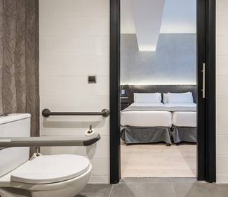 Habitación accesible Hotel ILUNION Bel Art Barcelona