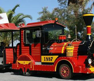Tren turístico a la playa Aparthotel ILUNION Sancti Petri Cádiz Tren turístico a la playa Aparthotel ILUNION Sancti Petri Cádiz