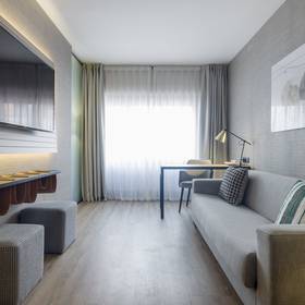 Habitación Hotel ILUNION Suites Madrid Habitación Hotel ILUNION Suites Madrid