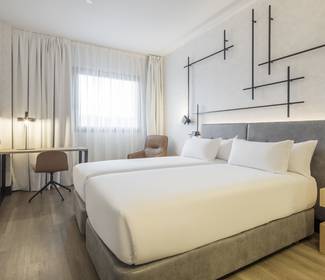 Habitación doble Hotel ILUNION San Mamés Bilbao