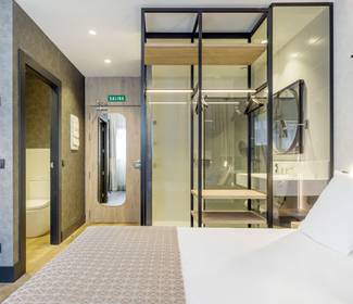Habitación individual corporate Hotel ILUNION San Mamés Bilbao