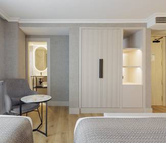 Habitación triple con terraza ( 3 adultos) Hotel ILUNION San Sebastián Habitación triple con terraza ( 3 adultos) Hotel ILUNION San Sebastián
