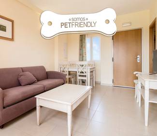 Apartamento 2 dormitorios pet friendly Aparthotel ILUNION Sancti Petri Cádiz Apartamento 2 dormitorios pet friendly Aparthotel ILUNION Sancti Petri Cádiz