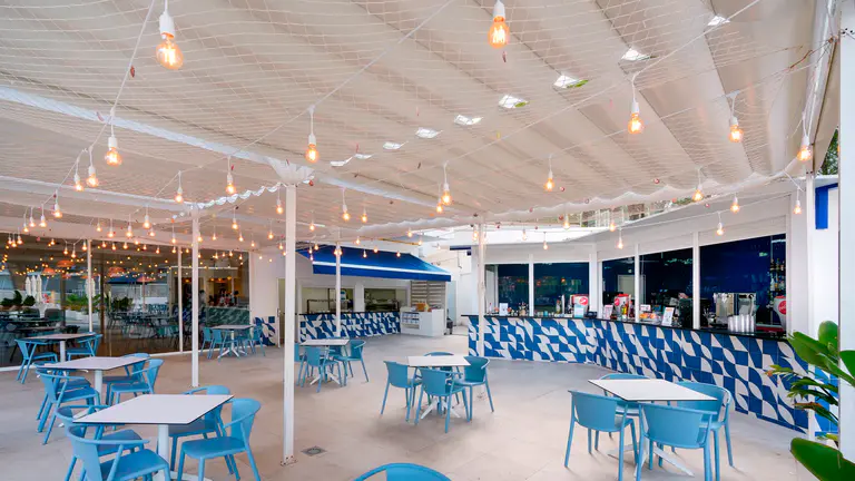 terraza del restaurante